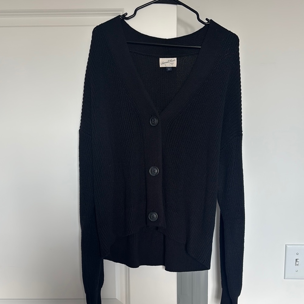 Universal Thread Black Cardigan Sweater